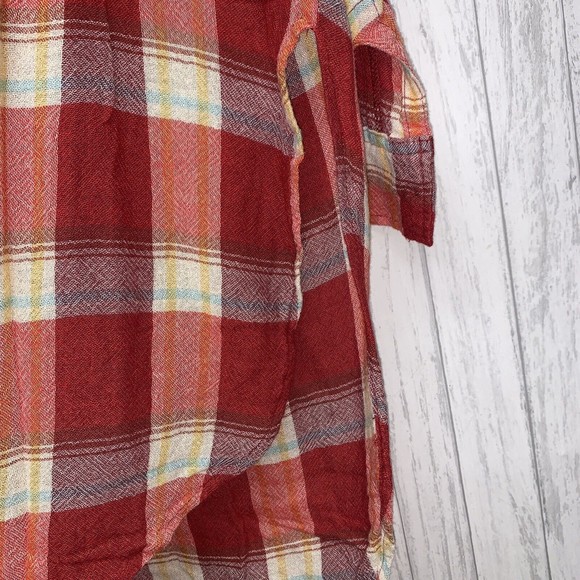 Womens Size XS Akem + Kin Anthropologie Plaid Tunic EUC - Picture 5 of 5